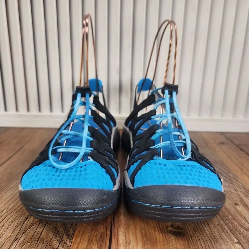 Jambu Water Diva Encore Women's Size 6.5 M Cobalt Blue Black Closed Toe Sandals
